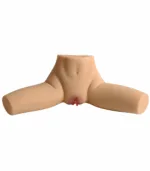2 Girişli lena Gerçek Ten Dokusunda Mastürbatör Titreşimli 1.5KG - Image 2