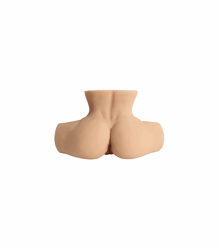 2 Girişli Mila Gerçek Ten Dokusunda Mastürbatör Titreşimli 1.6 KG - Görsel 6