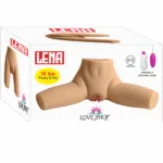 2 Girişli lena Gerçek Ten Dokusunda Mastürbatör Titreşimli 1.5KG