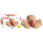 2 Girişli Mila Gerçek Ten Dokusunda Mastürbatör Titreşimli 1.6 KG