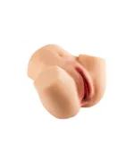 2 Girişli Sofya Gerçek Ten Dokusunda Mastürbatör Sesli USb Şarjlı Titreşimli 1.9KG - Görsel 5