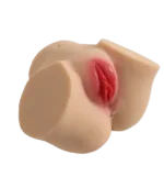2 Girişli Alya Gerçek Ten Dokusunda Mastürbatör Titreşimli 4.5KG - Image 5