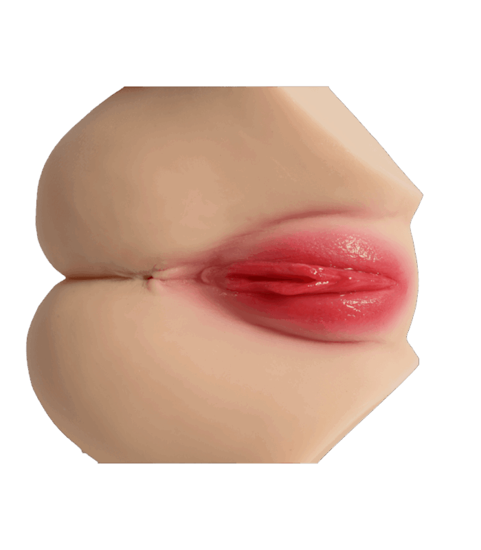 2 Girişli Alya Gerçek Ten Dokusunda Mastürbatör Titreşimli 4.5KG - Image 6
