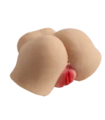 2 Girişli Alya Gerçek Ten Dokusunda Mastürbatör Titreşimli 4.5KG - Image 3