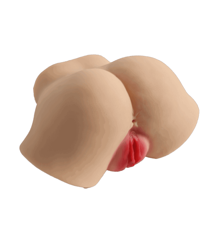 2 Girişli Alya Gerçek Ten Dokusunda Mastürbatör Titreşimli 4.5KG - Image 3