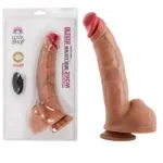 Premium Kıkırdaklı Bükülebilir Dildo Vibratör Uzaktan Kumandalı Titreşimli 29 cm