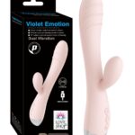 Çift Başlıklı Tavşan Vibratör- 12 Fonksiyonlu & USB Şarjlı Violet
