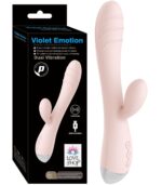 Çift Başlıklı Tavşan Vibratör- 12 Fonksiyonlu & USB Şarjlı Violet