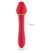 Tinda 20 Fonksiyonlu Gül Tasarımlı Anal-Vajinal Uyarıcı Vibratör - Image 5