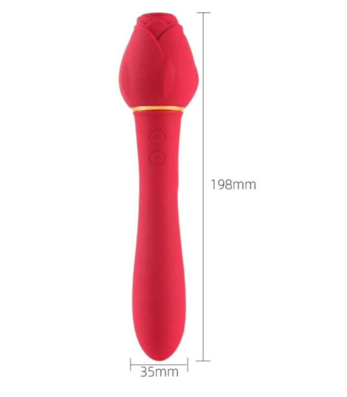 Tinda 20 Fonksiyonlu Gül Tasarımlı Anal-Vajinal Uyarıcı Vibratör - Image 5