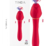 Tinda 20 Fonksiyonlu Vibratör Gül Tasarımlı Anal-Vajinal Uyarıcı 
