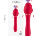 Tinda 20 Fonksiyonlu Vibratör Gül Tasarımlı Anal-Vajinal Uyarıcı 