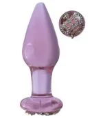 Premium Dolgulu Cam Anal Plug A Kalite - Image 2