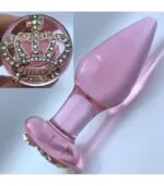 Premium Dolgulu Cam Anal Plug A Kalite - Image 3
