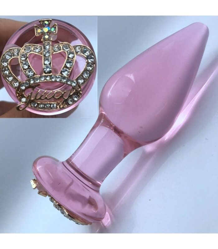 Premium Dolgulu Cam Anal Plug A Kalite - Image 3
