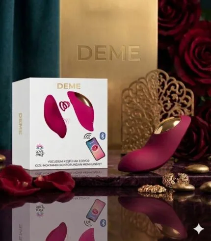 Deme App Kontrollü Vibratör Giyilebilir Emme ve Titreşimli Premium Vajinal Stimülatör