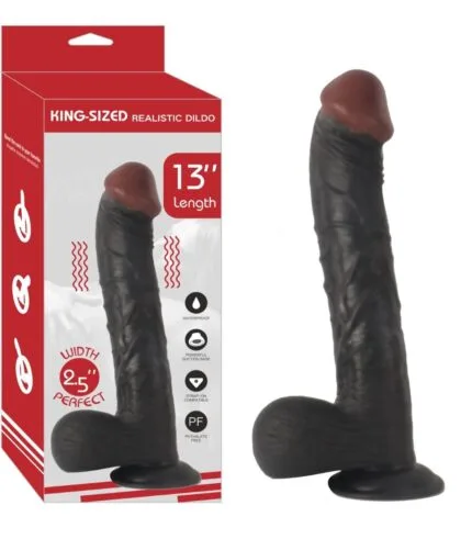 Realistik Büyük Boy Dildo 33 cm Süper Kaliteli Vibratör Süper