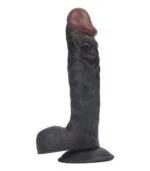 Süper Realistik Siyah Zenci 21 cm Kaliteli Dildo Vibratör Penis