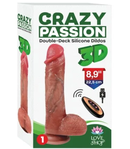 Premium Realistik Titreşimli Dildo Uzaktan Kumandalı Titreşimli 23cm