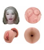 Linda büyük boy sesli ve titreşimli realistik şişme Bebek 2KG - Görsel 4