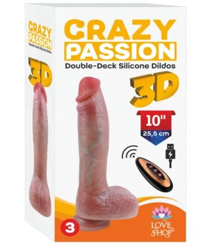 Premium Realistik Titreşimli Dildo Vibratör Uzaktan Kumandalı Titreşimli Usb Şarjlı 25.5cm