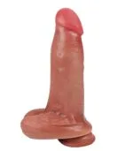 Premium Realistik 775GR Vibratör Dildo Uzaktan Kumandalı Titreşimli Usb Şarjlı 23cm - Image 4