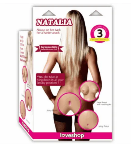 şişme bebek natalia sarışın
