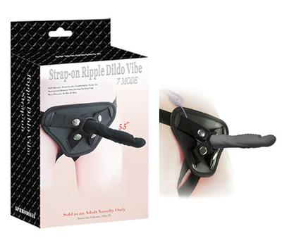 92006-744 Strap-on Ripple Dildo Vibe - Görsel 1