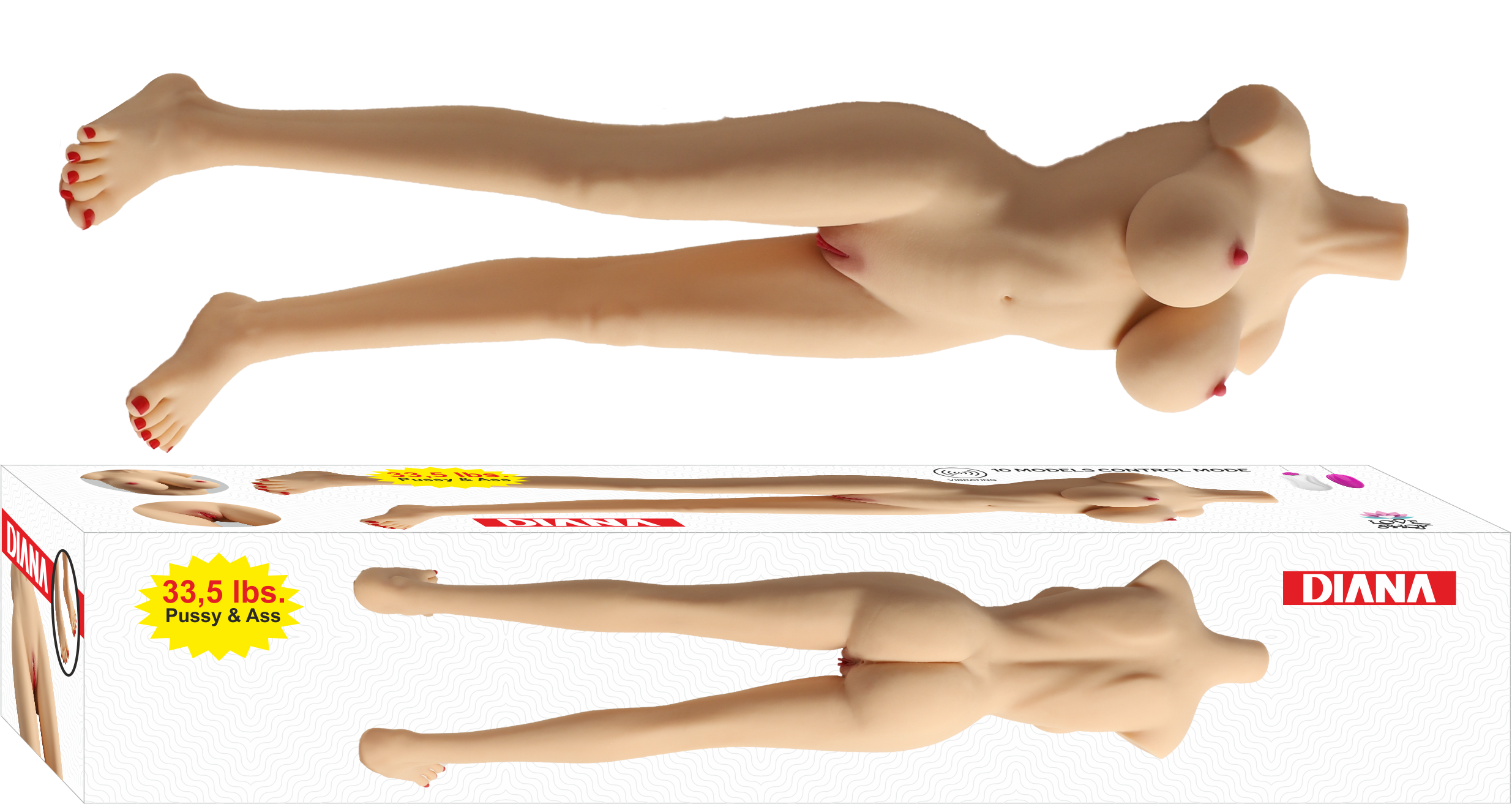 DIANA-resim-1602 DİANA MASTÜRBATÖR USB ŞARJ-SESLİ TİTREŞİM - Görsel 1