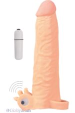 X-Tender Series - X-Tender Realistik Sleve - 19 cm Uzunluk - 5,6 cm Uzatma - Titreşimli Sleve - 120 gr Ağırlığında - Gerçekçi Ten Dokusunda - Görsel 5