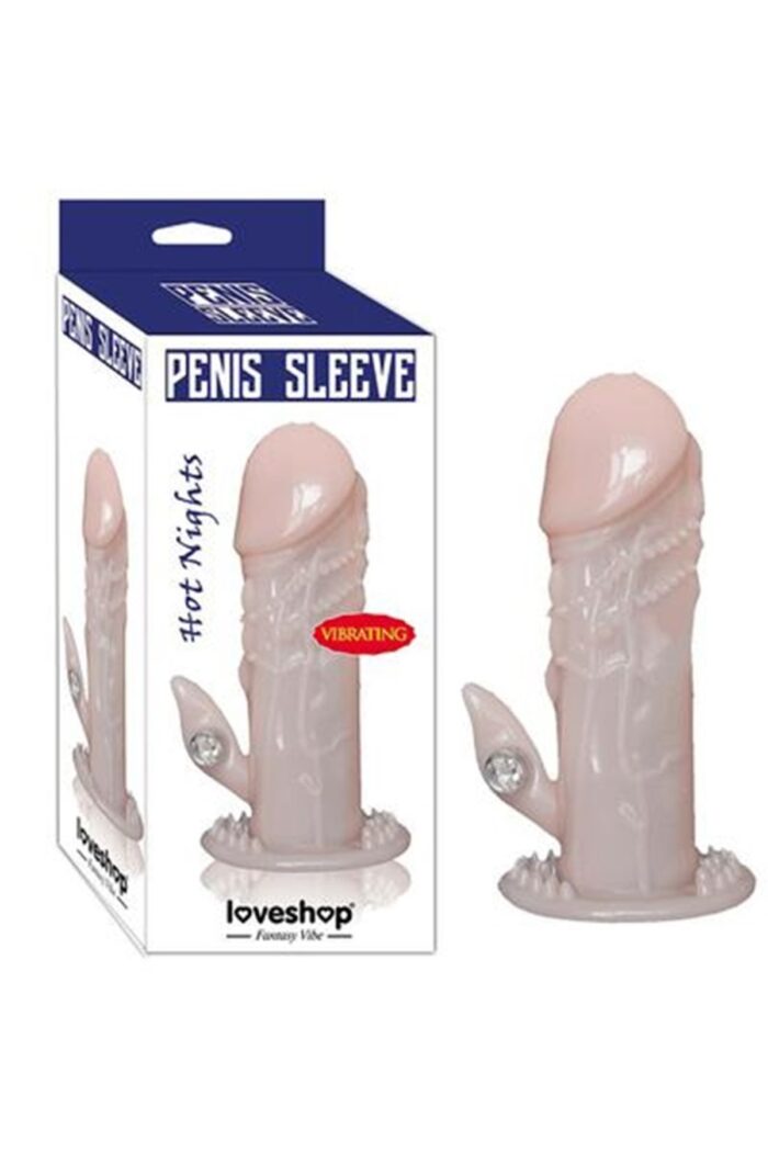 Penis Sleve (Kılıf) Titreşimli Klitoris Uyarıcı Uçlu - Görsel 5