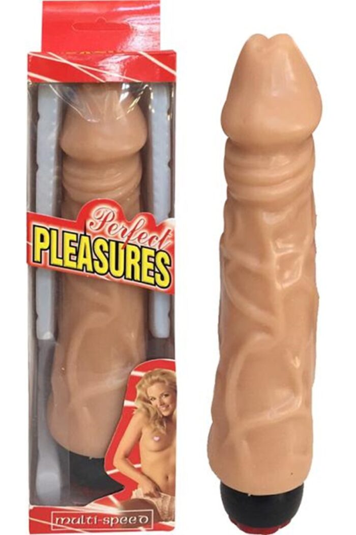 Perfect Pleasures Big One Vibratör / - 22 cm Uzunluğunda - Ten Renginde - Titreşimli - Realistik Vibratör - Görsel 7