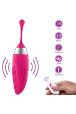 Uzaktan Kumandalı 12 Ayarlı Güçlü Titreşim Usb Şarj Klitoris Uyarma 9.5 Cm Lüks Kablosuz Vibratör - Görsel 2