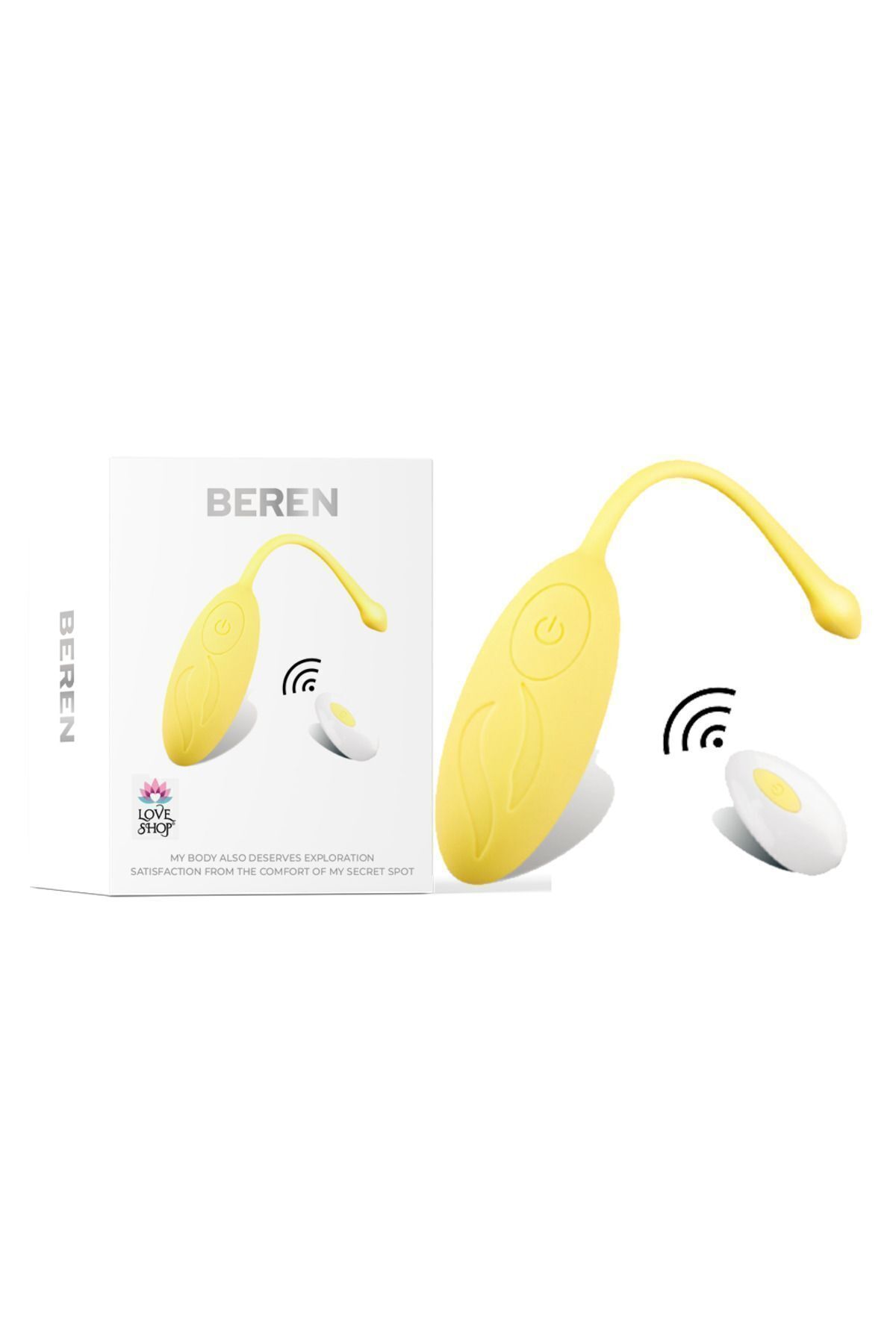1_org_zoom BEREN Vibratör/Vajinal Ve Anal Kullanım/USB Şarjlı/Uzaktan Kumandalı/12 Fonksiyon Titreşimli* 7 cm (Top) Uzunluğu, 3 cm Eninde - Görsel 1