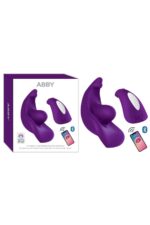 Abby App- Mor Renkli *vibratör** Teleofon Uygulamalı* 12 Titreşim Modu * Müzik , Ses ve Sallamaya Duyarlı Titreşim Özelliği * Çift Motorlu Titreşim ÖzelliğiIç Çamaşırında Kullanım Vibratör
