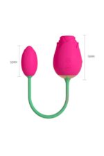 Rose Vibratör * 5 Fonksiyonlu Emme Özelliği * Vajinal-Klitoris ve G Uyarıcı Olarak Kullanıma Uygun * Çift Motorlu 10 Mod Güçlü Titreşim* Klitoris - G Nokta Uyaran Usb Şarj 7.6 Cm Gül Vibratör - Görsel 8