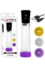 - Lovemate Güçlü Performanslı Elektrikli Penis Pompası - USB Şarjlı, Anında Etki- GÜÇLÜ VAKUM GÜCÜ - DOKUNMATİK KULLANIM - ÜÇ YEDEK BAŞLIK