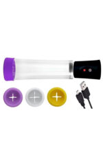 - Lovemate Güçlü Performanslı Elektrikli Penis Pompası - USB Şarjlı, Anında Etki- GÜÇLÜ VAKUM GÜCÜ - DOKUNMATİK KULLANIM - ÜÇ YEDEK BAŞLIK - Image 6