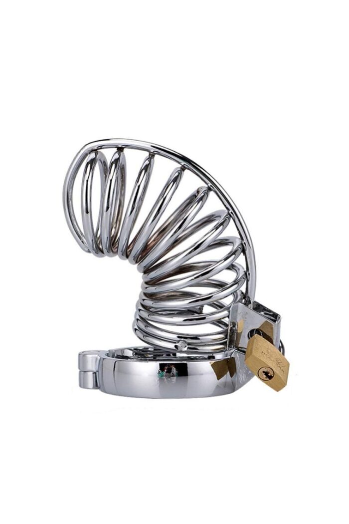 Metal Penis Kafesi - Fantezi Ürünü Paslanmaz Aliminyum - Image 4