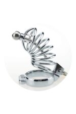 Penis Kafesi - Kilitlenebilir - Fantezi Ürünü Metal Penis Cage - Image 4