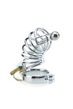 Penis Kafesi - Kilitlenebilir - Fantezi Ürünü Metal Penis Cage - Image 5