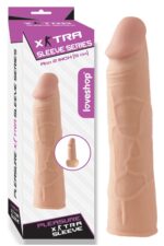 5cm Dolgu Uzatmalı Toplam 17 cm Penis Kılıfı - Ten Hassasiyetinde Tpi Materyal
