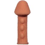 Ekstra Dolgu İle Kalınlaştıran Penis Kılıfı - COCK SLEEVE Kabatma Desenli Tırtıklı