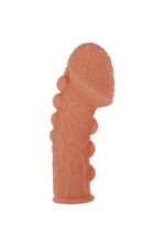 Ekstra Dolgu İle Kalınlaştıran Penis Kılıfı - COCK SLEEVE Kabatma Desenli Tırtıklı - Görsel 3