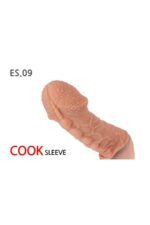 Ekstra Dolgu İle Kalınlaştıran Penis Kılıfı - COCK SLEEVE Kabatma Desenli Tırtıklı - Görsel 4