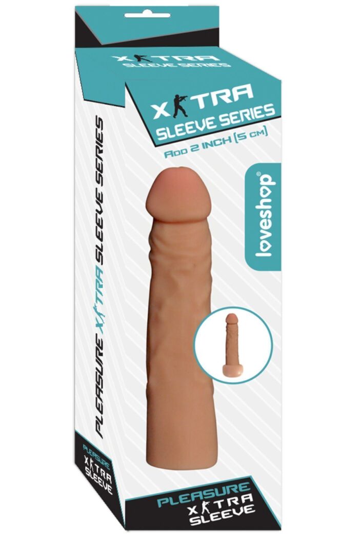 Ten Hassasiyetinde 17 cm 5 cm Dolgulu Penis Kılıfı - - Görsel 2