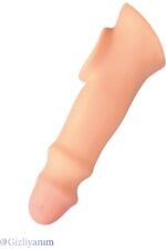 X-Tender Series-X-Tender Realistik Sleve - 18 cm Uzunluk. 5 cm Uzatma- 140 gr Ağırlığında - Gerçekçi Ten Dokusunda*18 cm Yüksek Kalite, Gerçekçi Ten Dokulu Penis Kılıfı Testis Geçmeli 5 cm Dolgulu - Görsel 5