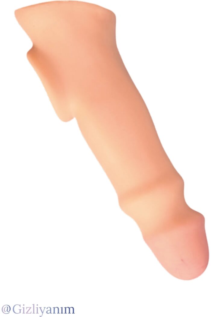 X-Tender Series-X-Tender Realistik Sleve - 18 cm Uzunluk. 5 cm Uzatma- 140 gr Ağırlığında - Gerçekçi Ten Dokusunda*18 cm Yüksek Kalite, Gerçekçi Ten Dokulu Penis Kılıfı Testis Geçmeli 5 cm Dolgulu - Görsel 6