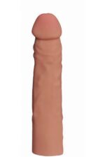 EXTRA SLEVE Silikon Penis Kılıfı - 5 cm Ekstra Dolgu -Toplam 17 cm Damarlı