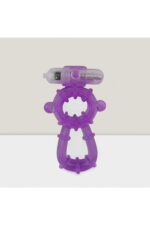 Titreşimli Penis Halkası - Silikon Jel Dokulu Testis Kavramalı Tırtıklı - Image 3
